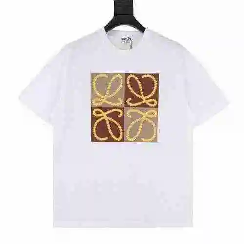 Loewe/Loewe espuma estampada cuello redondo manga corta en el pecho</span>