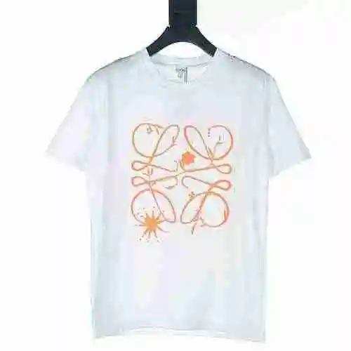 Loewe/Loewe Camiseta Manga Corta Flores Bordadas</span>