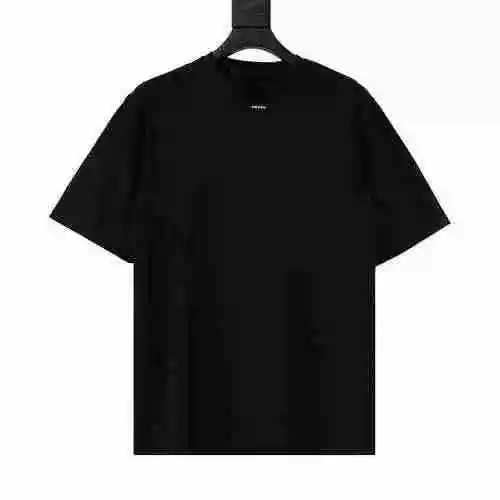 Prada/Prada estampado de letras pequeñas cuello redondo manga corta</span>