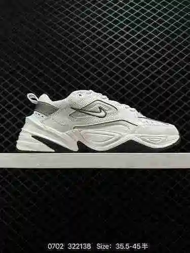 9 Nike WMNS M2K Tekno Moda retro Versátil Casual Deportes Zapatos para papá Clásico Retro Exagerado 