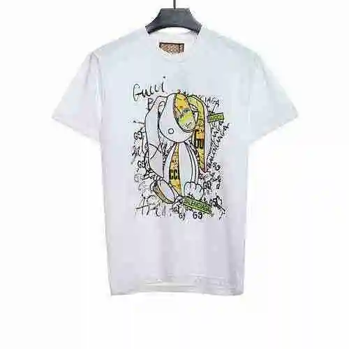 Gucci Co marca Balenciaga Rabbit Graffiti manga corta