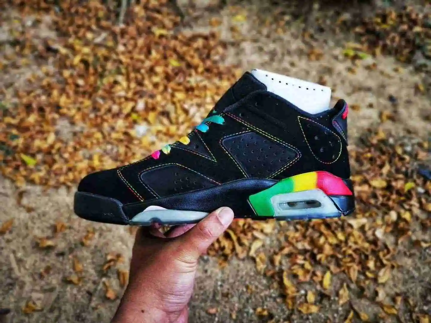 Air Jordan 6  黑七彩低帮二层36----47 (2).webp