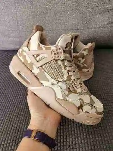 Zapatillas de baloncesto Air Jordan Jordan 4 Desert Camo Aleali MayxAJ4, tallas 36-47,5
