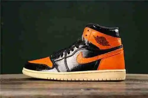 Jordan1 Hebilla Negra Rota 3.0 Retro Viejo 555088-028 36-46