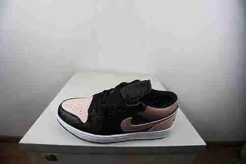 Jordan 1st Generation Low Cut Negro Rosa Dedos del pie 36-46