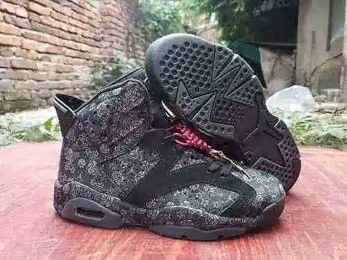 AIR Jordan 6 Jordan Dan 6th Generation Zapatos de hombre con nudos chinos 40---47