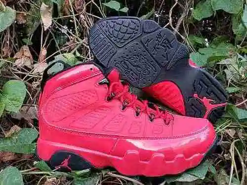 AIR jordan9 Jordan Dan 9th generación Bull Rojo Zapatos de hombre 40-47
