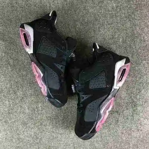 Air Jordan 6 Jordan Dan 6th Generation Low GG "Sun Blush" Jordan 6AJ6 Negro Rosa Low Top 3