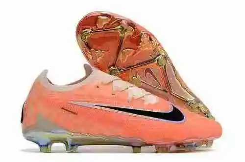 Nike Low Top Phantom GX Naranja Doble Capa Impermeable Fish Silk Full Knit FG Bota de fútbol Nike Ph