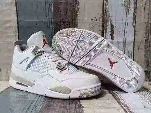 Zapatillas JORDAN 4 Gris Plata Hombre 40-47