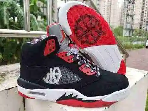 Zapatillas AIR Jordan 5 "Negro Campus Rojo" Hombre 40-47