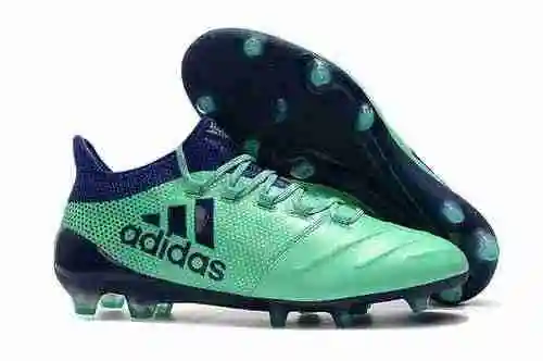 Llegó/heredado) Adidas masculino y femenino serie X17.1 cuero TPU clavo Bota de fútbol adidas X 17.1
