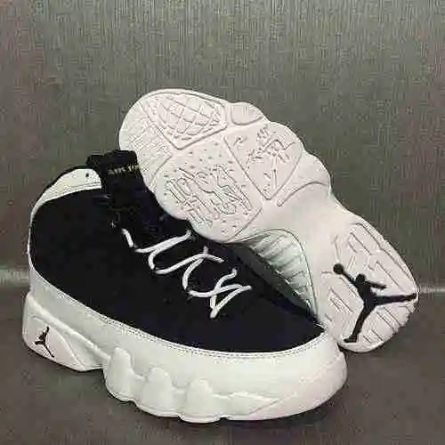 AIR JORDAN 9 jordan Dan 9na generación Oreo en blanco y negro zapatos de hombre 40---47 enviados