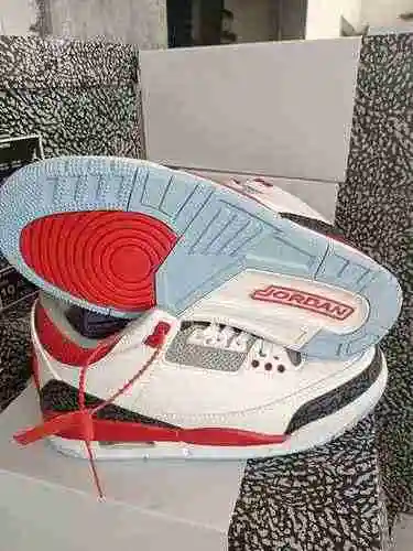 Jordan3 US Rojo 36-47 Envío