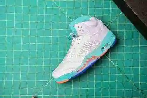 Jordan 5 Blanco Luna Naranja 36-40
