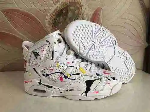 AIR JORDAN6 Jordan Dan 6th Generation Nuevos zapatos para hombre y mujer a juego con colores enviado