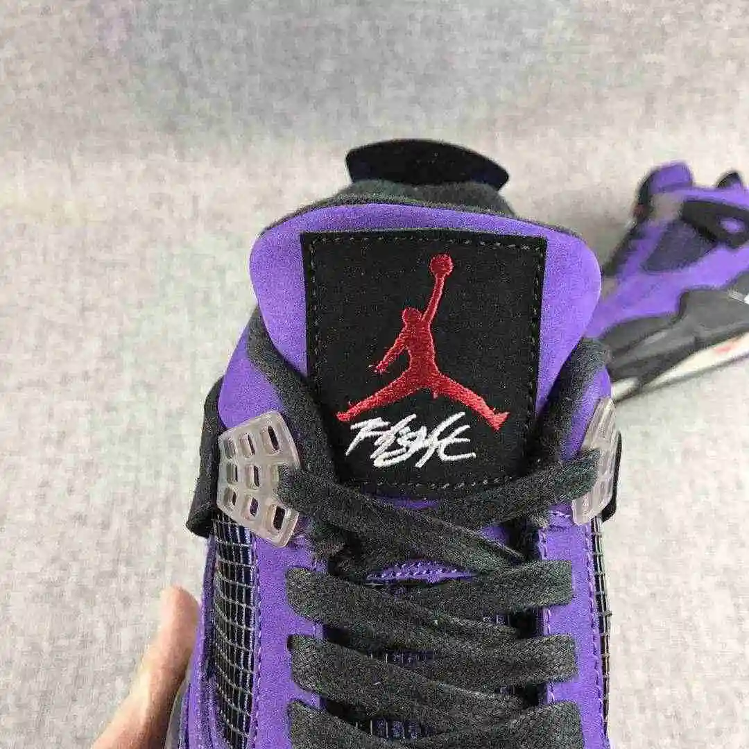 Travis Scott x Air Jordan 4联名紫色 (4).webp