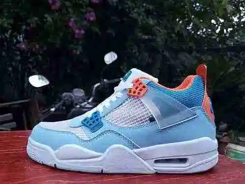 Union x Air Jordan 4 Luz Jade Naranja 40-47