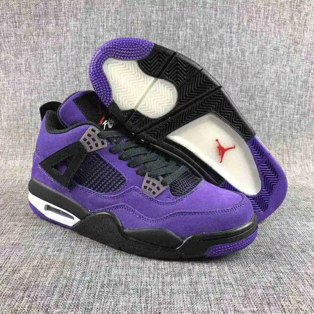 Travis Scott x Air Jordan 4联名紫色 (6).webp
