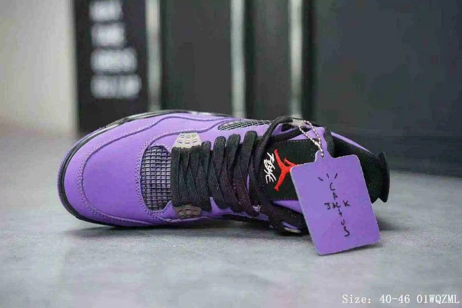 Air Jordan 4代 紫麂皮 