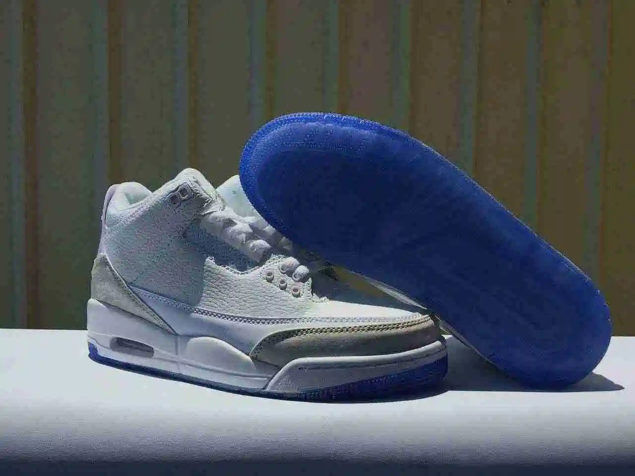 JORDAN 3全白（透明）男鞋：41-47
