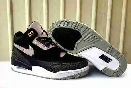 Zapatillas de hombre JORDAN 3 cemento negro (reflectante 3M): 40-47