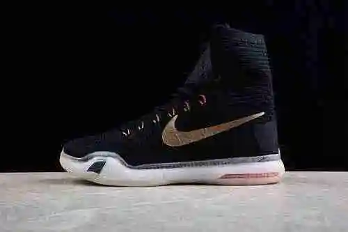 Nike Kobe 10 Elite Rose Go Ⅰ d Pack High Bangbang Black Rose Gold ~~ Zapato de baloncesto práctico R