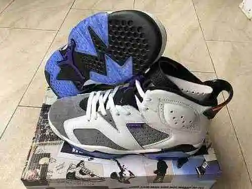 Air Jordan 6 FIint Volcano Super A40--47 con tamaño medio