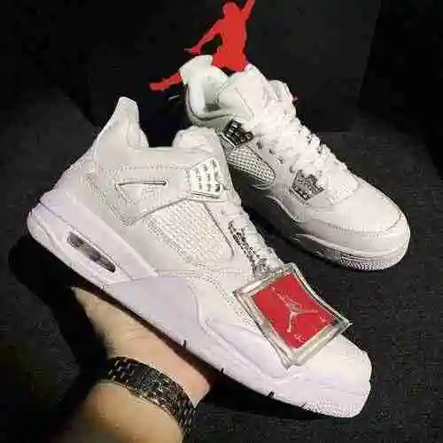 Jordan 4 All White Super A Hombre 40-47