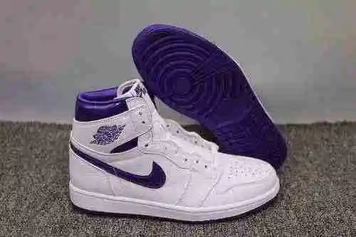 Jordan Dan 1st Generation High Bang Blanco Púrpura 36-47