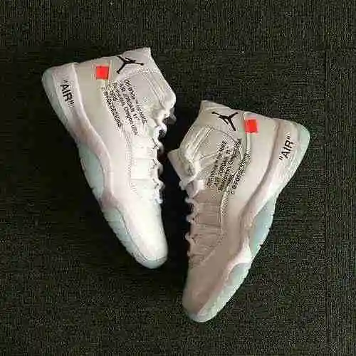 Air Jordan 11 Off_ White AJ11 zapatos de hombre de marca compartida 40-47 enviados