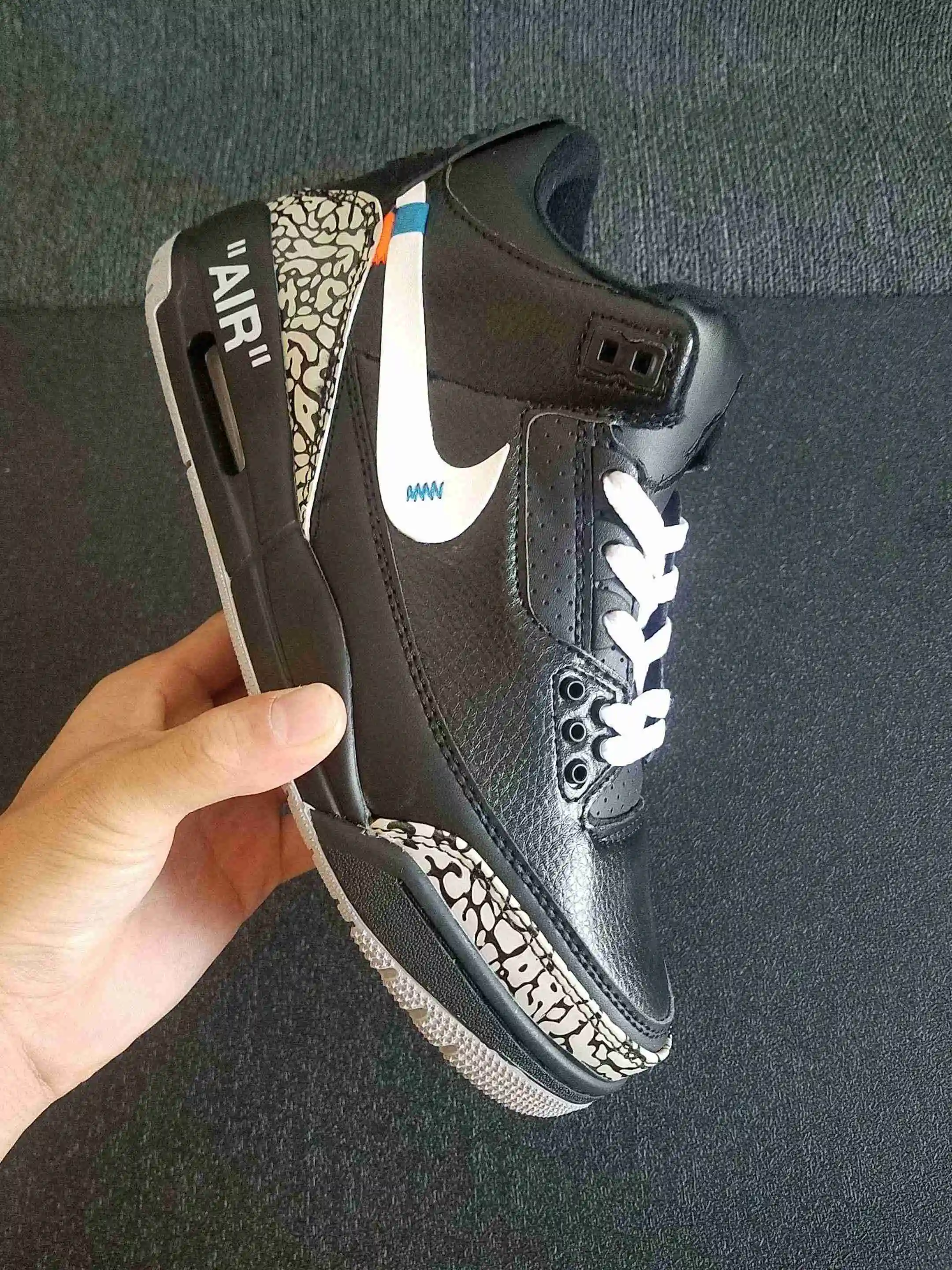 AJ3 x off white 乔丹3代 黑色联名 (8).webp