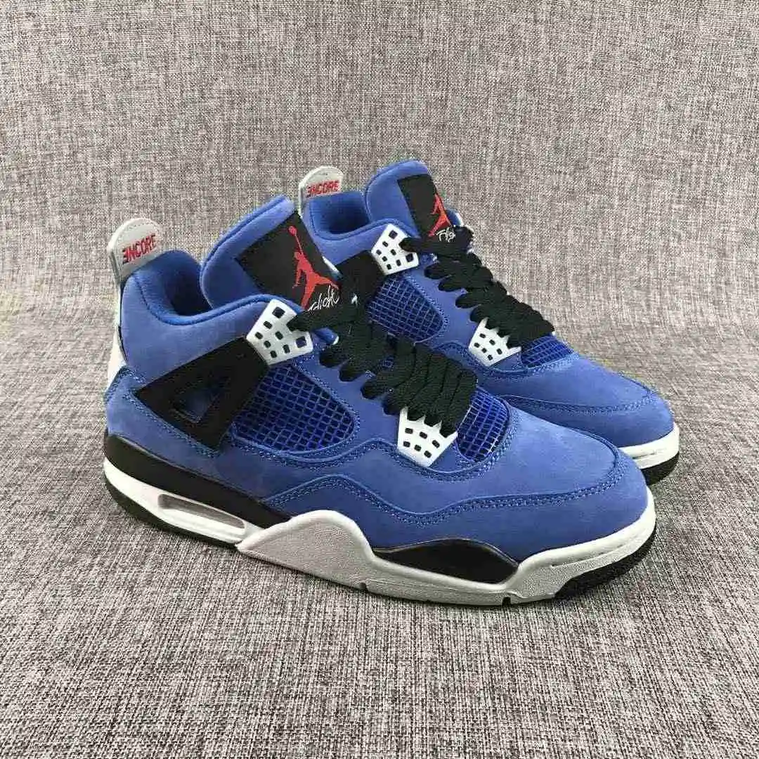 Air Jordan4 Travis Scott x Air Jordan 4 “Houston Oilers” 联名蓝麂皮.webp