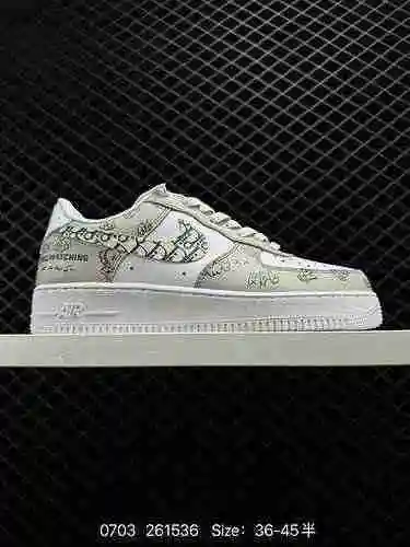 8 Zapatillas informales de caña baja Nike Air Force Low Air Force One a nivel de empresa. El rendimi