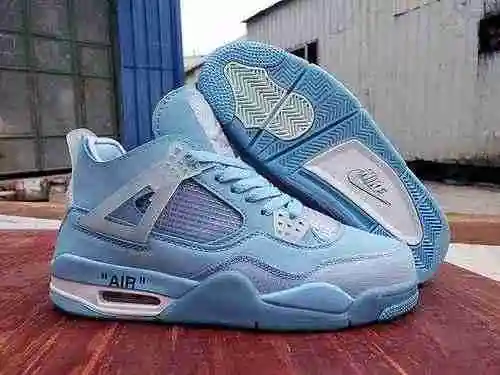 OFF WHITE x Air Jordan 4 Co marca Jade 40-47