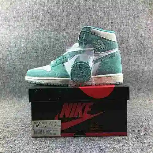 Air Jordan 1 Verde Menta Original Compañía Grado 36-45
