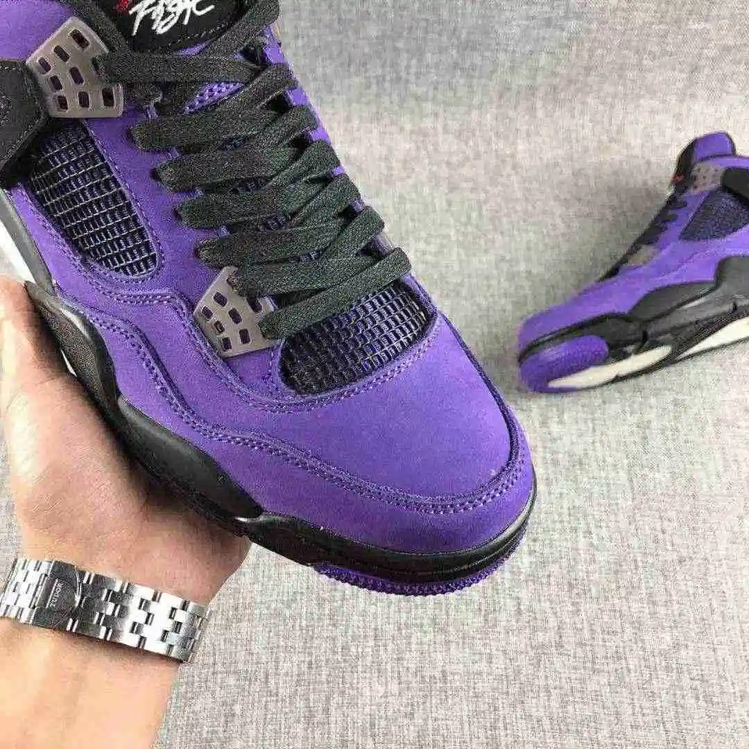 Travis Scott x Air Jordan 4联名紫色 (2).webp