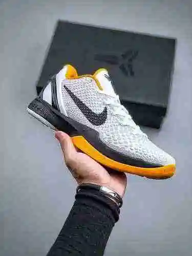 Versión CK Nike Zoom Kobe VI ZK6 Negro Amarillo 40-46