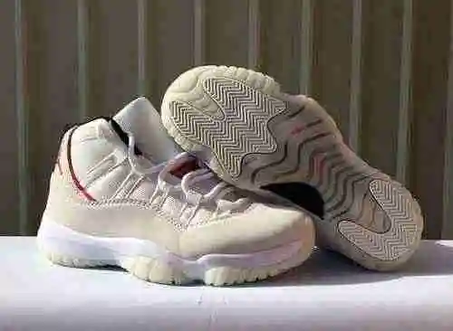 Zapatillas JORDAN 11 metros blanco rojo para hombre y mujer: 36-47