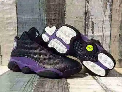 Zapatillas JORDAN 13 Negro Morado Hombre 40-47