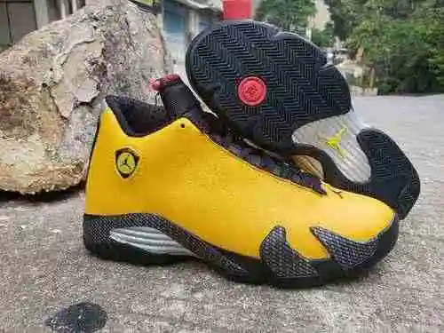 AIR JORDAN14 Jordan Dan 14th generación zapatos de hombre amarillo tierra 40-47
