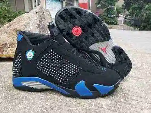 Supreme x Air Jordan 14 Diamante blanco y diamante Baolan negro 40-47