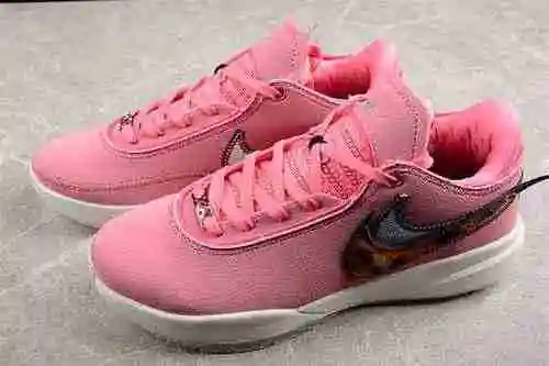 Nike LeBron 20 EP James 20th Generation Zapato de baloncesto de combate profesional rosa: DQ3827-900