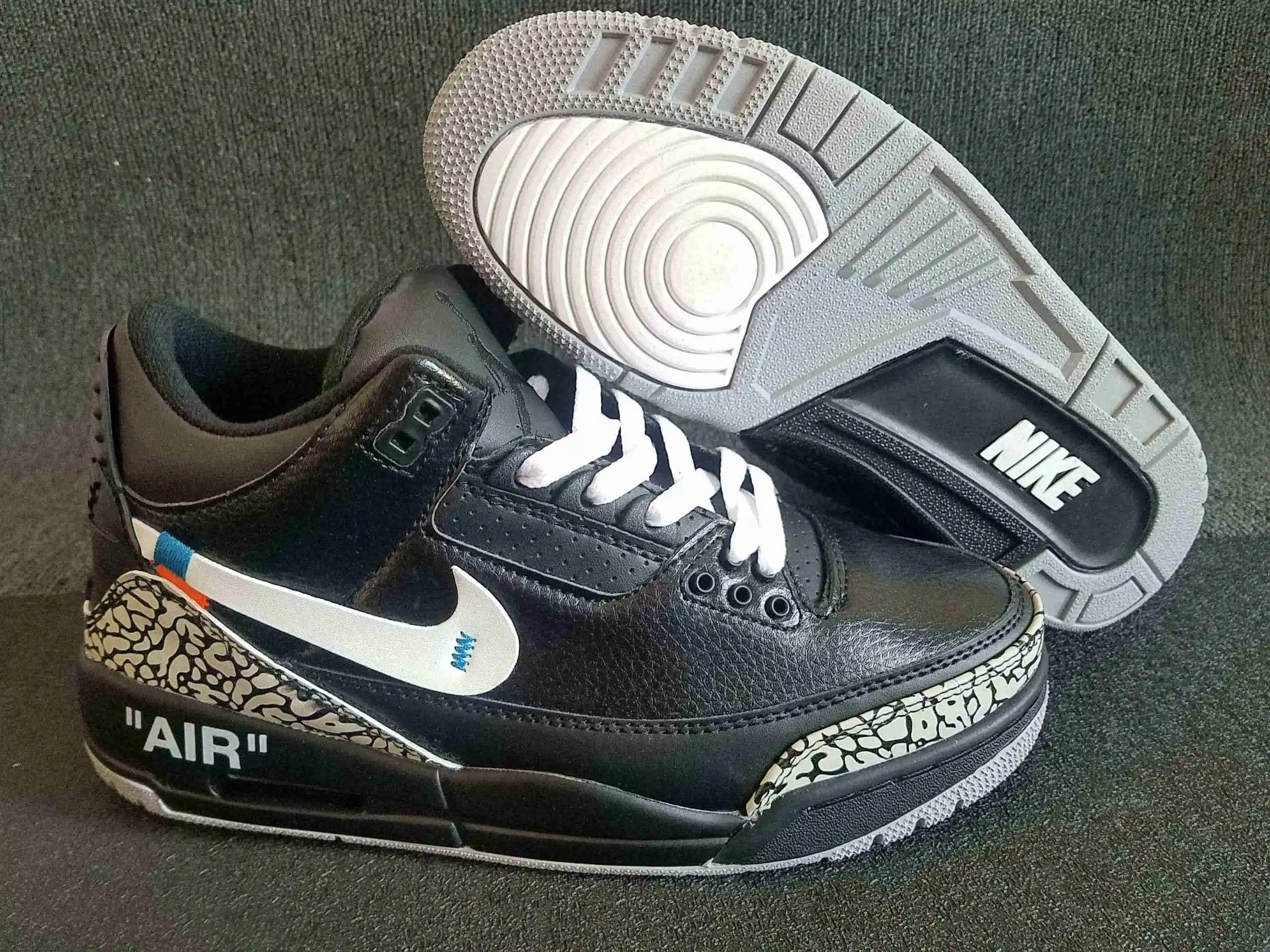 AJ3 x off white 乔丹3代 黑色联名.webp
