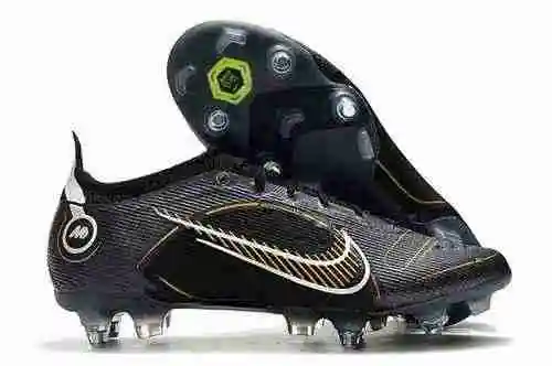 Llegó Nike Assassin 14th Generation Half Low Top Negro Oro Waterproof Knit SG Bota de fútbol Nike Me