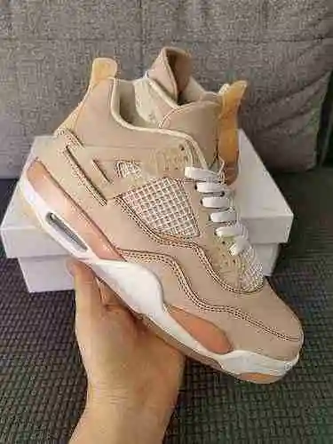 Air Jordan 4 Retro OG" Lotus Root Color; zapatillas de baloncesto AJ4 jordan4, número de artícu