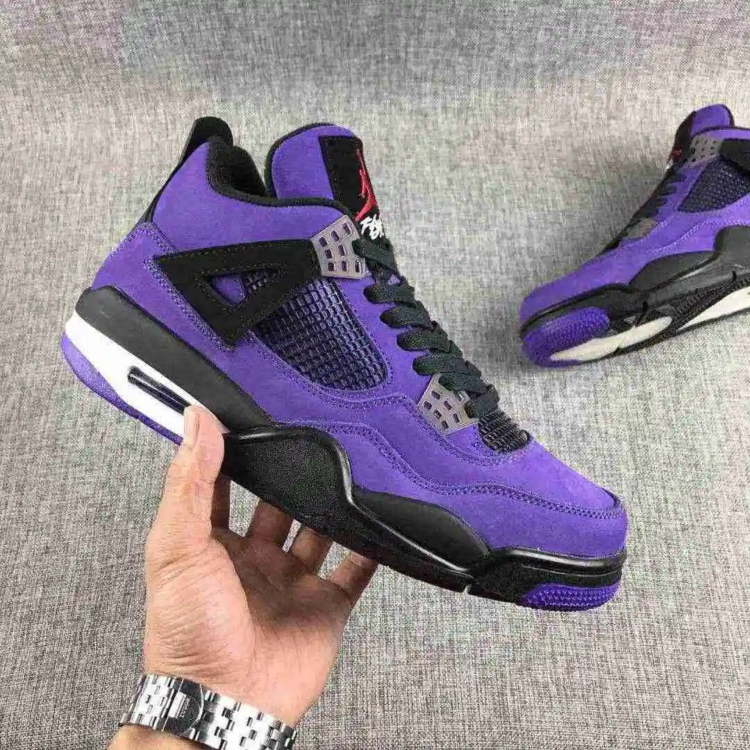 Travis Scott x Air Jordan 4联名紫色 (3).webp