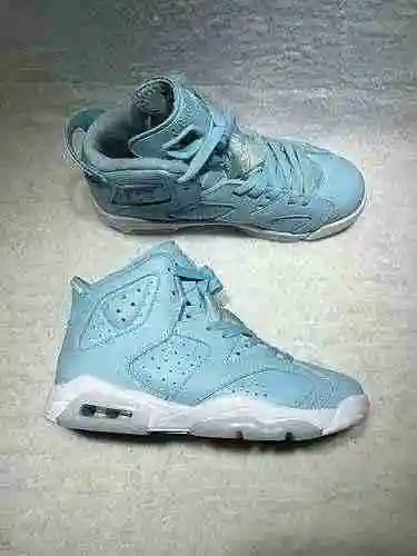 Zapatillas de mujer AJ 6 North Carolina Azul Blanco Azul 36 36.5 37.5 38 38.5 39 40