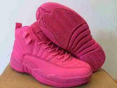 Zapato Mujer Air Jordan 12 Spicy Rojo Super A 36-40