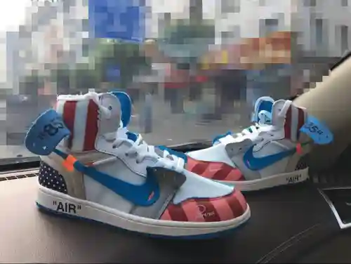 AIR Jordan 1 Serie "Rainbow Amusement Park" Envío pesado, Talla 36 36.5 37.5 38 38.5 39 40